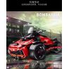 LUCKY STAR 50021 non  MÔ TÔ BOMBARDIER F3S bộ đồ chơi xếp lắp ráp ghép mô hình  BOMBARDIER CAN-AM SPYDER F3-S Kỹ Thuật Công Nghệ Cao Mô Hình Phương Tiện 530 khối