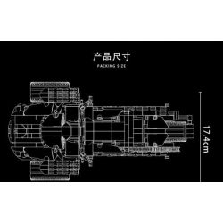 LUCKY STAR 50021 non  MÔ TÔ BOMBARDIER F3S bộ đồ chơi xếp lắp ráp ghép mô hình  BOMBARDIER CAN-AM SPYDER F3-S Kỹ Thuật Công Nghệ Cao Mô Hình Phương Tiện 530 khối