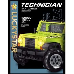 LUCKY STAR 50020 non  XE JEEP WRANGLER ROBIN HOOD bộ đồ chơi xếp lắp ráp ghép mô hình Speed Champions Racing Cars CAR WORLD JEEP WRANGLER RUBICON Đua Xe Công Thức 612 khối