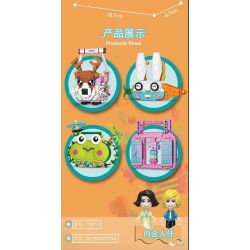 LUCKY STAR 70007-1 70007-2 70007-3 70007-4 SUPER 18K K117 non  CARRYBOX 4 MẪU bộ đồ chơi xếp lắp ráp ghép mô hình Creator Sáng Tạo 1192 khối