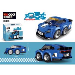 DECOOL 26006 REBRICKABLE MOC-36622 36622 MOC36622 non  CHEVROLET KAMIRO ZL1. bộ đồ chơi xếp lắp ráp ghép mô hình Mini Racing Pacemaker 75891 CHEVROLET CAMARO ZL1 RACE CAR CHIBI ALTERNATE Đua Xe Mini 132 khối
