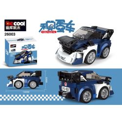 DECOOL 26003 REBRICKABLE MOC-36531 36531 MOC36531 non  TÀU NGẦM FORD FIESTA bộ đồ chơi xếp lắp ráp ghép mô hình Mini Racing Pacemaker 75885 FORD FIESTA M-SPORT WRC CHIBI ALTERNATE Đua Xe Mini 162 khối