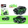 DECOOL 26002 REBRICKABLE MOC-36621 36621 MOC36621 non  FORD MUSTANG TRĂN XANH SAMURAI bộ đồ chơi xếp lắp ráp ghép mô hình Mini Racing Pacemaker 75884 1968 FORD MUSTANG FASTBACK CHIBI ALTERNATE Đua Xe Mini 126 khối