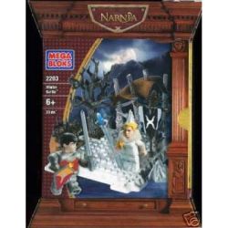 MEGA BLOKS 2203 non  CHIẾN TRANH MÙA ĐÔNG bộ đồ chơi xếp lắp ráp ghép mô hình The Chronicles Of Narnia WINTER BATTLE Biên Niên Sử Narnia 20 khối