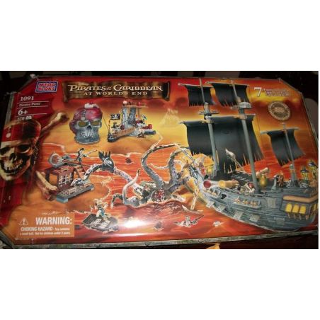 MEGA BLOKS 1091 non  CUỘC PHIÊU LƯU CƯỚP BIỂN bộ đồ chơi xếp lắp ráp ghép mô hình Pirates Of The Caribbean PIRATES PERIL Cướp Biển Vùng Caribe 270 khối