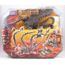 MEGA BLOKS 1086 non  NGUY HIỂM TỪ BIỂN SÂU bộ đồ chơi xếp lắp ráp ghép mô hình Pirates Of The Caribbean DANGER FROM THE DEPTHS Cướp Biển Vùng Caribe 40 khối
