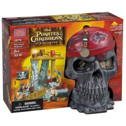 MEGA BLOKS 1079 non  NƠI ẨN NÁU CỦA CƯỚP BIỂN bộ đồ chơi xếp lắp ráp ghép mô hình Pirates Of The Caribbean BUCCANEER'S HIDEOUT Cướp Biển Vùng Caribe 53 khối