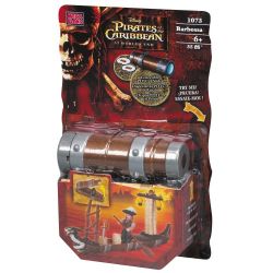 MEGA BLOKS 1073 non  THUYỀN TRƯỞNG BARBOSSA bộ đồ chơi xếp lắp ráp ghép mô hình Pirates Of The Caribbean CAPTAIN BARBOSSA Cướp Biển Vùng Caribe 35 khối