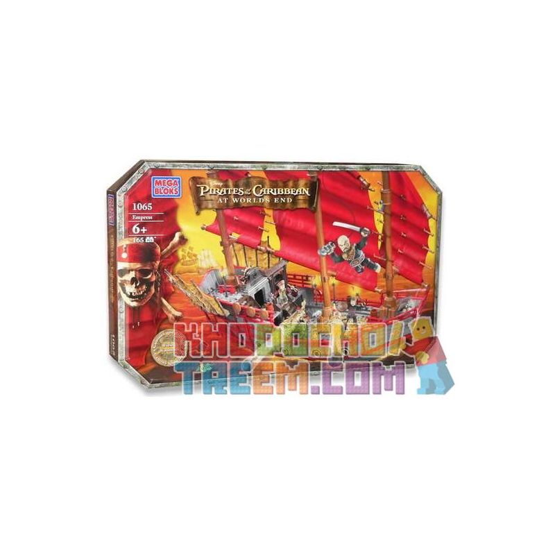 MEGA BLOKS 1065 non  NỮ HOÀNG bộ đồ chơi xếp lắp ráp ghép mô hình Pirates Of The Caribbean EMPRESS Cướp Biển Vùng Caribe 165 khối