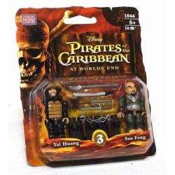 MEGA BLOKS 1044 non  XIAO FENG VÀ HUANG TAI bộ đồ chơi xếp lắp ráp ghép mô hình Pirates Of The Caribbean SAO FENG AND TAI HUANG Cướp Biển Vùng Caribe 10 khối