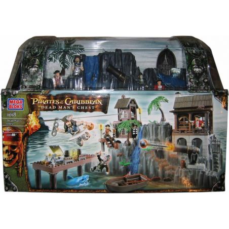 MEGA BLOKS 1018 non  QUAN TÀI THU THẬP LINH HỒN bộ đồ chơi xếp lắp ráp ghép mô hình Pirates Of The Caribbean DEAD MAN'S CHEST Cướp Biển Vùng Caribe 200 khối