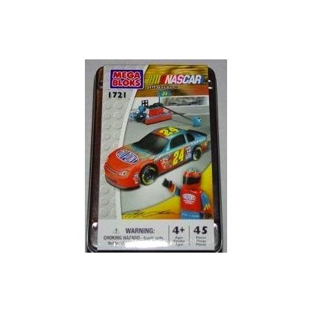 MEGA BLOKS 1721 non  JEFF GORDON # 24 bộ đồ chơi xếp lắp ráp ghép mô hình Speed Champions Racing Cars JEFF GORDON #24 Đua Xe Công Thức 45 khối