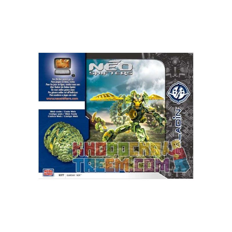 MEGA BLOKS 6377 non  CŨNG KHÔNG bộ đồ chơi xếp lắp ráp ghép mô hình Computer Games GUARDAX::NOR Trò Chơi 60 khối