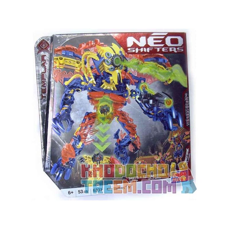 MEGA BLOKS 6331 non  TEPHRA <> REY bộ đồ chơi xếp lắp ráp ghép mô hình  TEPHRA<> REY Kỹ Thuật Công Nghệ Cao Mô Hình Phương Tiện 53 khối