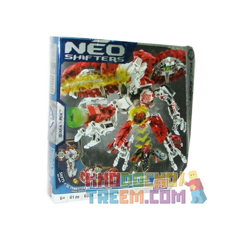MEGA BLOKS 6324 non  RIX. bộ đồ chơi xếp lắp ráp ghép mô hình Computer Games SIMIA::RIX Trò Chơi 61 khối