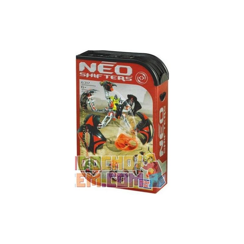 MEGA BLOKS 6317 non  NEO QUADPOD <> SHIFTER bộ đồ chơi xếp lắp ráp ghép mô hình  NEO QUADPOD<> SHIFTER Kỹ Thuật Công Nghệ Cao Mô Hình Phương Tiện 24 khối