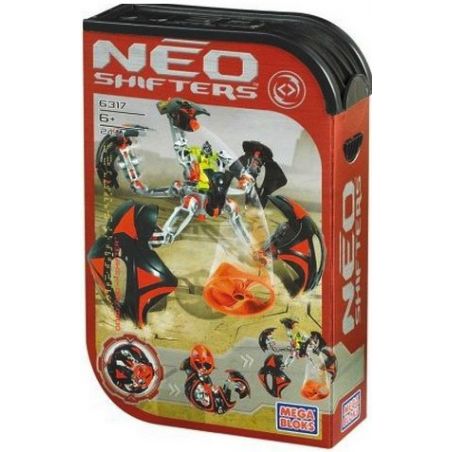 MEGA BLOKS 6317 non  NEO QUADPOD <> SHIFTER bộ đồ chơi xếp lắp ráp ghép mô hình  NEO QUADPOD<> SHIFTER Kỹ Thuật Công Nghệ Cao Mô Hình Phương Tiện 24 khối