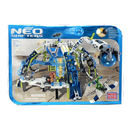 MEGA BLOKS 6315 non  CƠ SỞ NĂNG LƯỢNG bộ đồ chơi xếp lắp ráp ghép mô hình Computer Games HYDRAX::ENERGY BASE Trò Chơi 115 khối