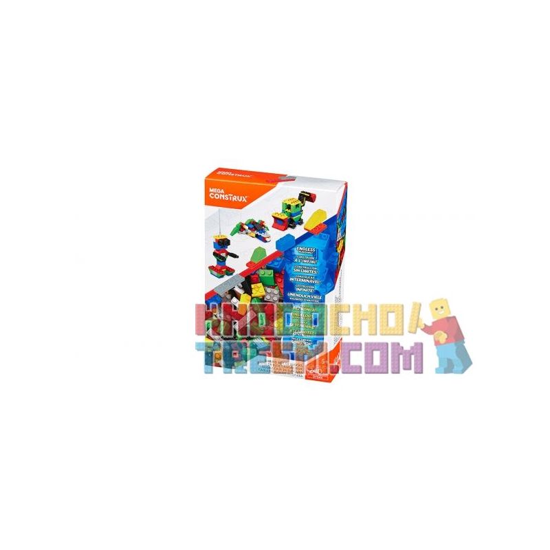 MEGA BLOKS DYG88 non  HỘP KHỐI TÁO BẠO ™ [240 CHIẾC] bộ đồ chơi xếp lắp ráp ghép mô hình Creator DARING BOX OF BLOCKS™ [240 PCS] Sáng Tạo 240 khối