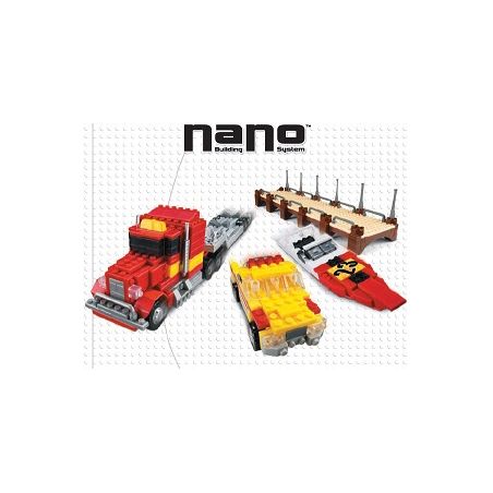 MEGA BLOKS 5983 non  ĐUA XE NGOÀI KHƠI bộ đồ chơi xếp lắp ráp ghép mô hình Mini Modular OFF SHORE RACING Đường Phố Thu Nhỏ 470 khối