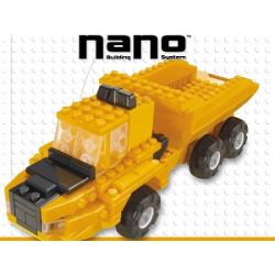 MEGA BLOKS 5954 non  PHƯƠNG TIỆN GIAO THÔNG CƠ KHÍ bộ đồ chơi xếp lắp ráp ghép mô hình Mini Modular CONSTRUCTION HAULER Đường Phố Thu Nhỏ 120 khối