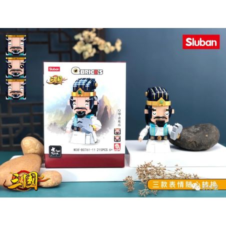 SLUBAN M38-B0761-11 B0761-11 0761-11 M38B0761-11 38-B0761-11 non  Q XIONG GIA CÁT LƯỢNG bộ đồ chơi xếp lắp ráp ghép mô hình Three Kingdoms QBRICKS Tam Quốc Diễn Nghĩa 215 khối