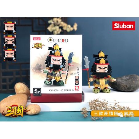 SLUBAN M38-B0761-10 B0761-10 0761-10 M38B0761-10 38-B0761-10 non  Q XIONG ZHANGFEI. bộ đồ chơi xếp lắp ráp ghép mô hình Three Kingdoms QBRICKS Tam Quốc Diễn Nghĩa 210 khối