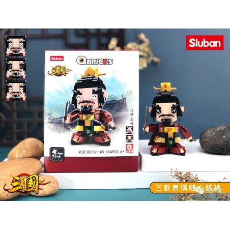SLUBAN M38-B0761-09 B0761-09 0761-09 M38B0761-09 38-B0761-09 non  Q NAM LIU BEI bộ đồ chơi xếp lắp ráp ghép mô hình Three Kingdoms QBRICKS Tam Quốc Diễn Nghĩa 184 khối