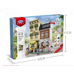 XINGBAO XB-01010 01010 XB01010 non  CỬA HÀNG ĐỒ CHƠI bộ đồ chơi xếp lắp ráp ghép mô hình Modular Buildings EUROPA TOY STORE Mô Hình Nhà Cửa 3610 khối