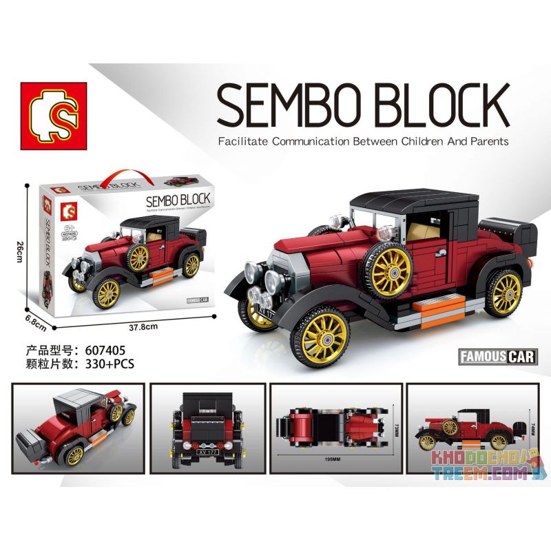 IBLOCK PL-921-335 921-335 PL921-335 SEMBO 607405 non  ROLLS ROYCE BẠC QUYẾN RŨ 1920 bộ đồ chơi xếp lắp ráp ghép mô hình Racers FAMOUS CAR ROLLS-ROYCE SILVER GHOST DOCTORS COUPE 1920 Đua Tốc Độ 330 khối