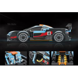 QuanGuan 100150 Quan Guan 100150 non  MCLAN. bộ đồ chơi xếp lắp ráp ghép mô hình Racers RACING Đua Tốc Độ 361 khối