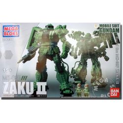 MEGA BLOKS 4238 non  MS-06F ZAKU II bộ đồ chơi xếp lắp ráp ghép mô hình Frozen Nữ Hoàng Băng Giá 800 khối