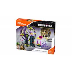 MEGA BLOKS FFD30 non  LỄ HỘI HÓA TRANG TUYỆT VỜI bộ đồ chơi xếp lắp ráp ghép mô hình Monster High CLAWESOME CARNIVAL 319 khối