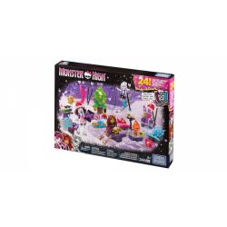 MEGA BLOKS DPK33 non  LỊCH MÙA VỌNG bộ đồ chơi xếp lắp ráp ghép mô hình Monster High ADVENT CALENDAR 244 khối