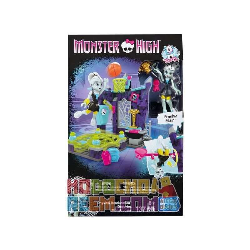 MEGA BLOKS DPK31 non  DEADUCATION THỂ CHẤT bộ đồ chơi xếp lắp ráp ghép mô hình Monster High PHYSICAL DEADUCATION 137 khối