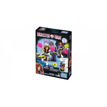 MEGA BLOKS DLB78 non  BIỆT ĐỘI SỢ HÃI bộ đồ chơi xếp lắp ráp ghép mô hình Monster High FEAR SQUAD 73 khối
