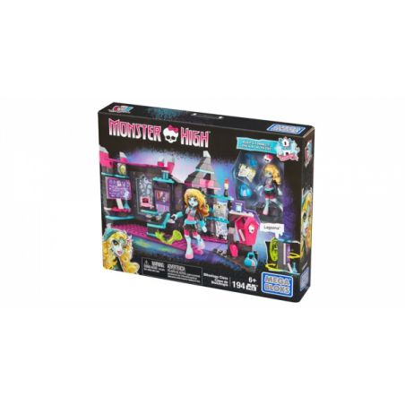 MEGA BLOKS DKY23 non  LỚP BITEOLOGY bộ đồ chơi xếp lắp ráp ghép mô hình Monster High BITEOLOGY CLASS 194 khối