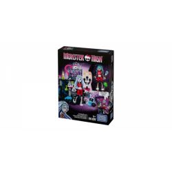 MEGA BLOKS CNJ02 non  PHÒNG THÍ NGHIỆM CREEPERIFIC bộ đồ chơi xếp lắp ráp ghép mô hình Monster High CREEPERIFIC LAB 86 khối
