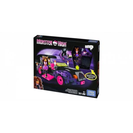 MEGA BLOKS CNF82 non  MONSTER MOVIE MOBILE. bộ đồ chơi xếp lắp ráp ghép mô hình Monster High MONSTER MOVIEMOBILE 301 khối