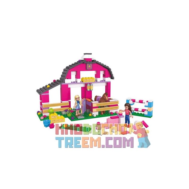 MEGA BLOKS 82713 non  TRANG TRẠI BLUE RIBBON bộ đồ chơi xếp lắp ráp ghép mô hình  BLUE RIBBON RANCH Các Bạn Gái 251 khối