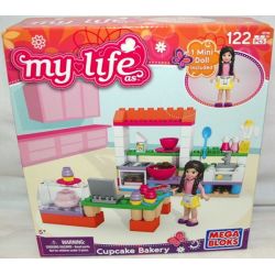 MEGA BLOKS 82708 non  NƯỚNG BÁNH CUPCAKE bộ đồ chơi xếp lắp ráp ghép mô hình  CUPCAKE BAKERY Các Bạn Gái 122 khối