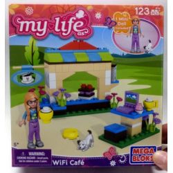 MEGA BLOKS 82706 non  CÀ PHÊ INTERNET bộ đồ chơi xếp lắp ráp ghép mô hình  WIFI CAFÉ Các Bạn Gái 123 khối