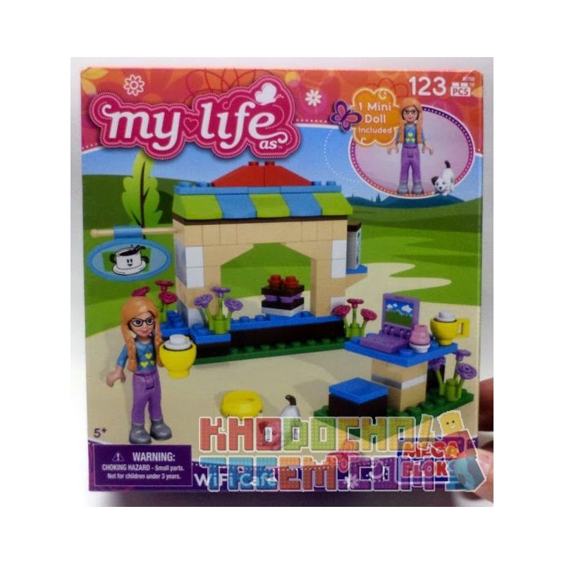MEGA BLOKS 82706 non  CÀ PHÊ INTERNET bộ đồ chơi xếp lắp ráp ghép mô hình  WIFI CAFÉ Các Bạn Gái 123 khối