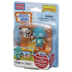 MEGA BLOKS 80635 non  VƯỜN BÁCH THÚ MOSHLING POPPET bộ đồ chơi xếp lắp ráp ghép mô hình Moshi Monsters MOSHLING ZOO POPPET 13 khối