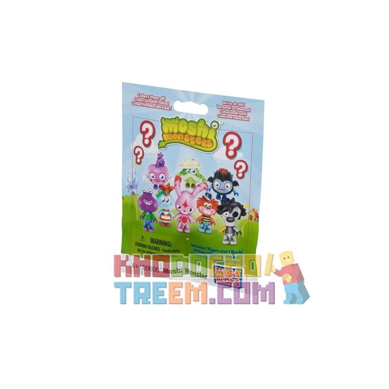 MEGA BLOKS 80600 non  QUÁI VẬT MOSHI bộ đồ chơi xếp lắp ráp ghép mô hình Moshi Monsters