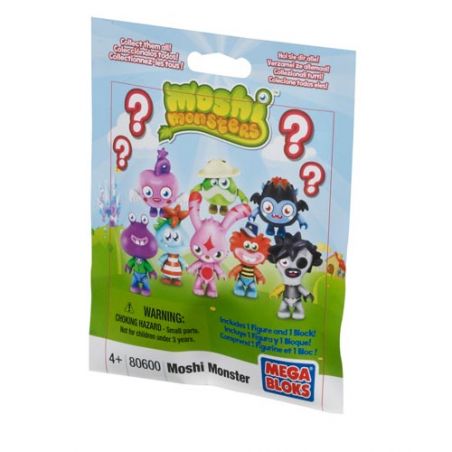 MEGA BLOKS 80600 non  QUÁI VẬT MOSHI bộ đồ chơi xếp lắp ráp ghép mô hình Moshi Monsters