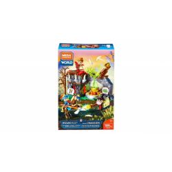 MEGA BLOKS FNY17 non  NƠI ẨN NÁU ĐỘC DƯỢC CỦA WIZARD bộ đồ chơi xếp lắp ráp ghép mô hình Medieval Castle WIZARD’S POTION LAIR Chiến Tranh Trung Cổ 189 khối