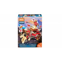 MEGA BLOKS FNY08 non  RA MẮT BALLISTA bộ đồ chơi xếp lắp ráp ghép mô hình Medieval Castle CROSSBOW LAUNCH Chiến Tranh Trung Cổ 106 khối