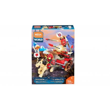 MEGA BLOKS FNY08 non  RA MẮT BALLISTA bộ đồ chơi xếp lắp ráp ghép mô hình Medieval Castle CROSSBOW LAUNCH Chiến Tranh Trung Cổ 106 khối