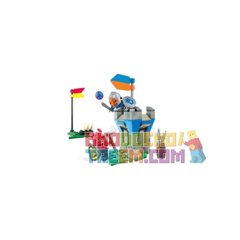 MEGA BLOKS FNY00 non  THÁP PHÒNG THỦ bộ đồ chơi xếp lắp ráp ghép mô hình Medieval Castle TOWER STRIKE Chiến Tranh Trung Cổ 254 khối
